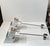 A pair of adjustable wall or clamp lights fashioned from powder-coated steel and chrome-plating. An eye-catching design...
