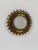 Rare vintage wall light composed of a brass frame and a pressed glass diffuser, produced in Sweden in the 1960s. It...