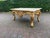 1940s Italian Baroque Rococo Gold Beech Marble Coffee Table 1pc For Sale - Image 11 of 11