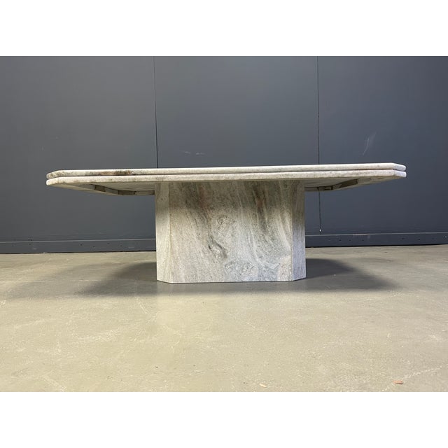 Stone Vintage Marble Coffee Table, Italy, 1970s For Sale - Image 7 of 12