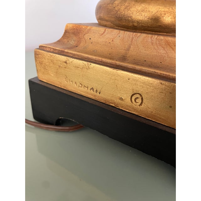Vintage Chapman Sienna Marble Hollywood Regency Rams Head Urn Lamp For Sale In Palm Springs - Image 6 of 9