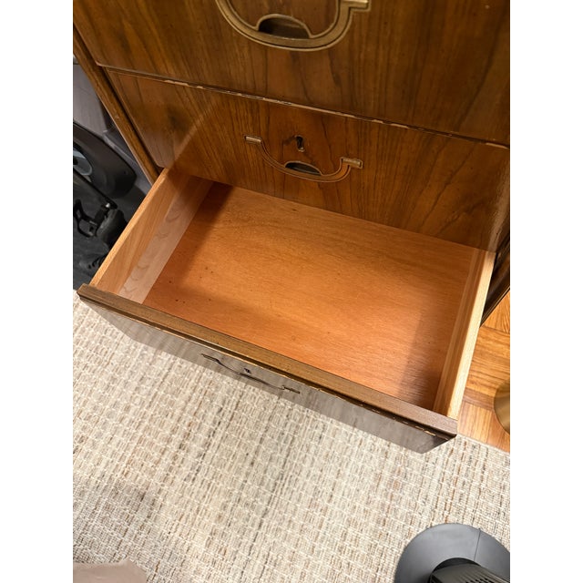 1970s Drexel Accolade Campaign Lingerie Chest For Sale - Image 11 of 12