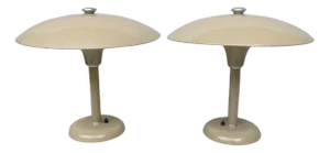 Bauhaus Schröder Table Lamps by Max Schumacher for Metallwerk Werner Schröder, 1930s, Set of 2