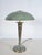 Bauhaus French Art Deco Verdigris Green Brass Mushroom Desk Light, 1930s For Sale - Image 3 of 18