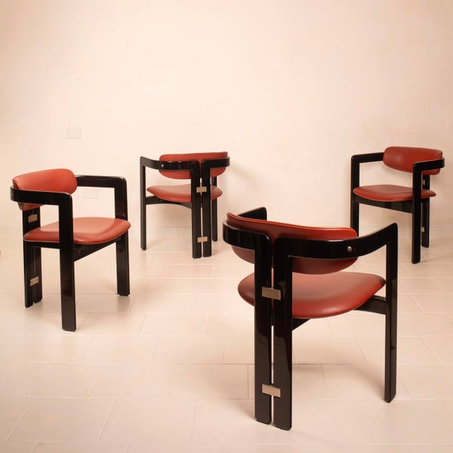 Pamplona Chairs by Augusto Savini for Pozzi, 1960s, Set of 4 For Sale - Image 10 of 18