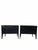 French Vintage Louis XV Style Black Lacquer Bombe Commodes by Bodart - Pair For Sale - Image 3 of 12