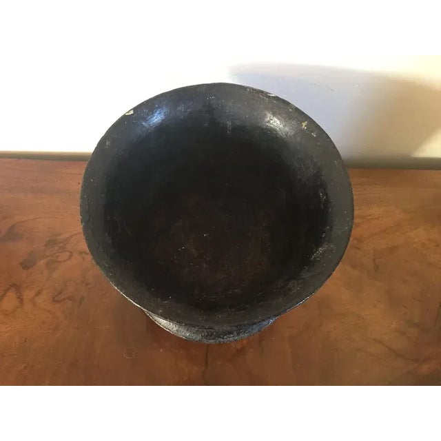 1860 American Cast Iron Pharmacy Mortar & Pestle For Sale - Image 9 of 11