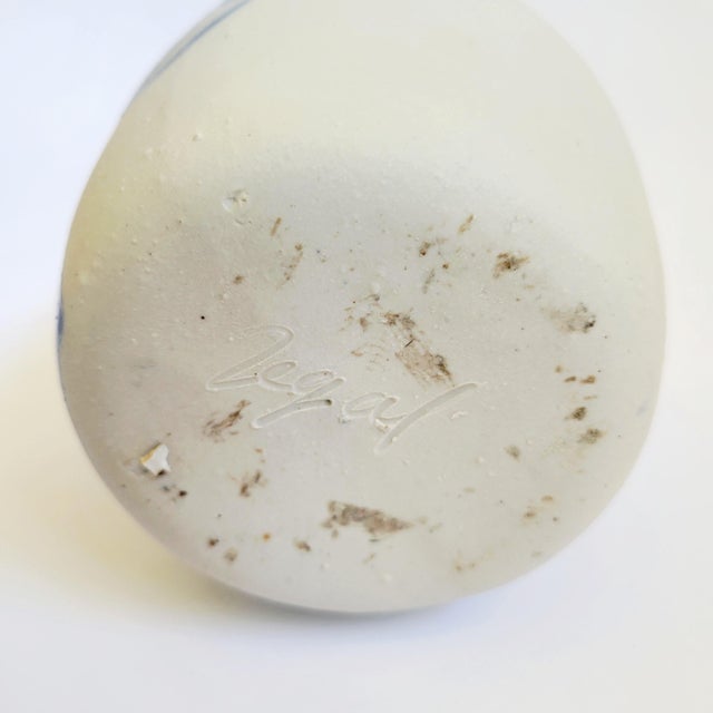 Vintage Otero Regal Spain Pottery Jug Vase Hand Painted For Sale - Image 12 of 12