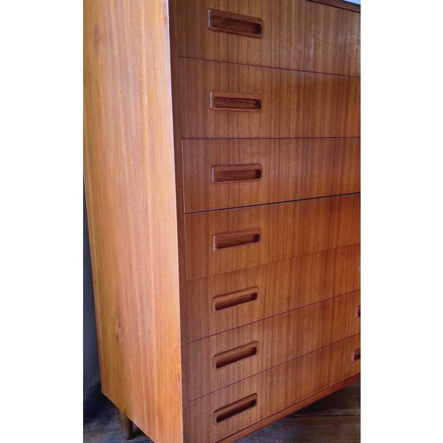 Danish Teak Chest of Drawers from Borge Dam, 1960s For Sale - Image 5 of 10