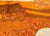 Vintage Swedish Rya Rug With Modern Design in Burnt Orange, Cream and Orange For Sale - Image 9 of 10