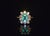 Certified 2.73CTS diamond and emerald solid 18K yellow gold ring. This elegant ring features a 1.43CT natural emerald-cut...