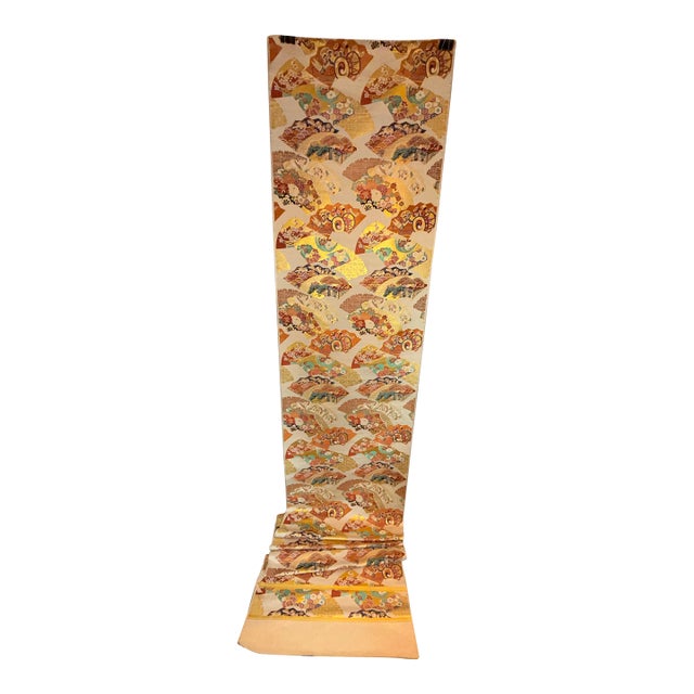 Rare Vintage Japanese Hand-Woven Textile For Sale