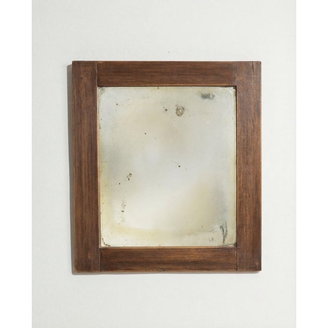 19th Century France Tan Wood Mirror For Sale - Image 10 of 10