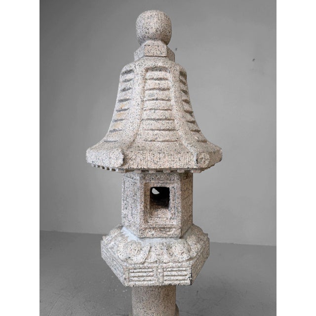 Granite Kasuga Garden Lantern, Japan, 1970s For Sale - Image 9 of 15
