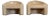 Organic Mid Century Modern Style Stacked Plywood Lounge Chairs For Sale