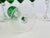 Vintage Emerald Green Pressed Glass Water Goblets With Clear Stems, Set of 13 For Sale - Image 13 of 13