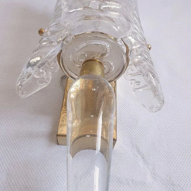 Neoclassical Murano Glass Italian Sconces 1970s For Sale - Image 11 of 12