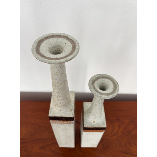 1970s Stone Vases by Bruno Gambone, Italy, 1970s, Set of 2 For Sale - Image 5 of 13