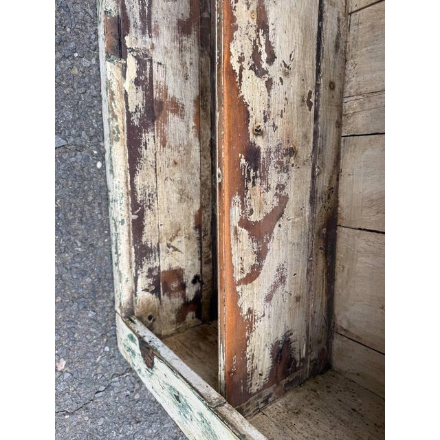 Antique Victorian Style Painted Open Shelving Unit Bookcase For Sale - Image 12 of 14