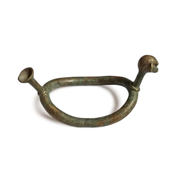 Tribal Antique Lobi Bronze Ankle Piece For Sale - Image 3 of 3