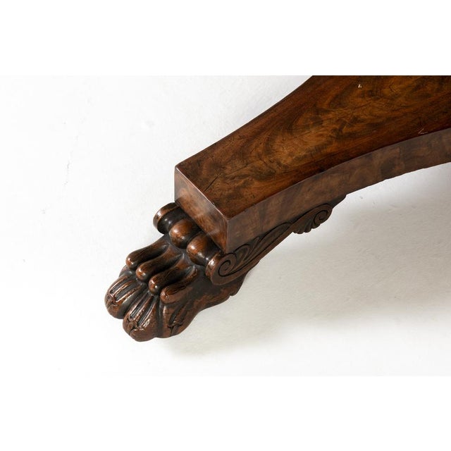 Large 19th Century English Regency Mahogany Centre Table For Sale - Image 5 of 12