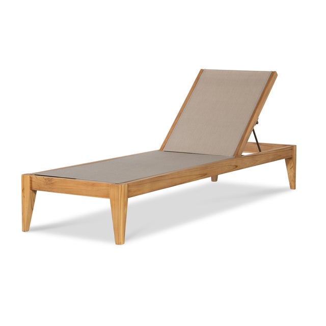 Century Furniture Century Furniture Poolside Teak Reclining Chaise Lounge For Sale - Image 4 of 7