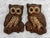 Boho Chic Vintage 1970s Wall Hanging Owl Sculpture - A Pair For Sale - Image 3 of 8