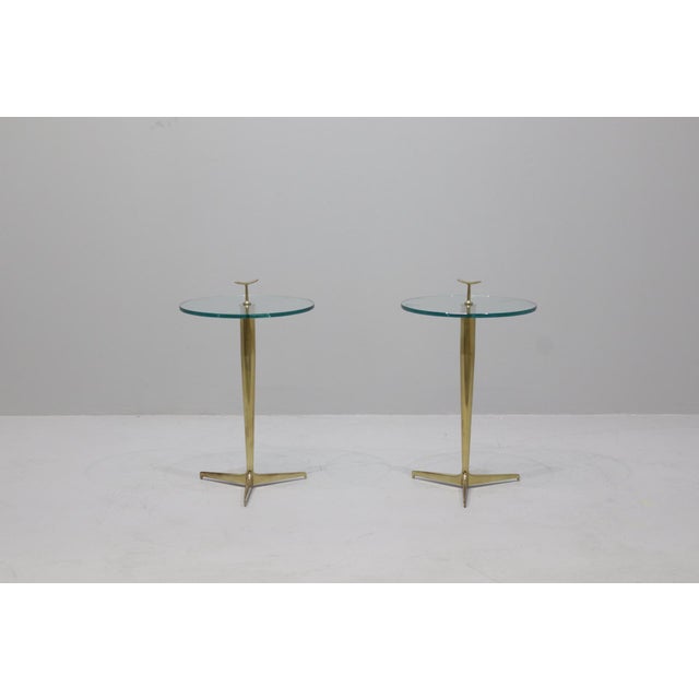 Mid-Century Glass Top Coffee Tables, Italy, 1969, Set of 2 For Sale - Image 11 of 11