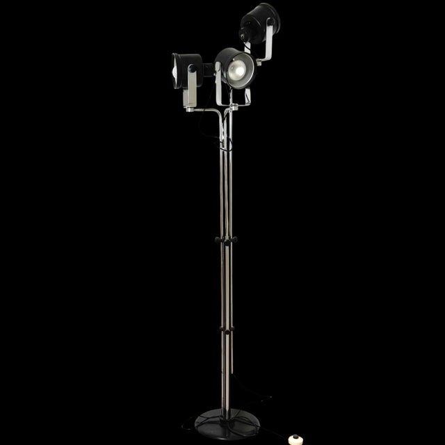P433 Brusasco Torretta 3-Spotlight Floor Lamp from Luci Italia, 1970s For Sale - Image 17 of 17
