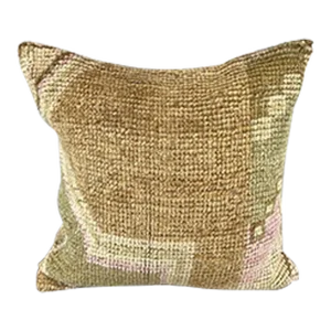 20 x 20 Rug Pillow Echoing Retreat Turkish Pillow Cushion Cover