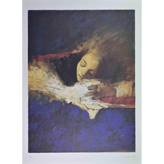 Contemporary Alessandro Kokocinski, Night Dreams, 1990s, Lithograph For Sale - Image 3 of 3