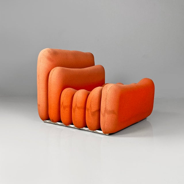 Set of Italian Space Age Additional System Armchairs by Joe Colombo for Sormani, 1970s For Sale - Image 6 of 18