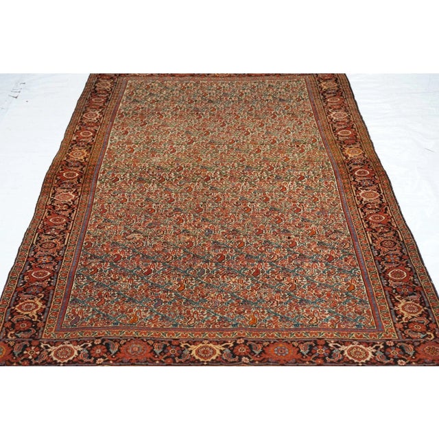 Antique Malayer Rug 4'4'' x 6'2'' For Sale - Image 9 of 11