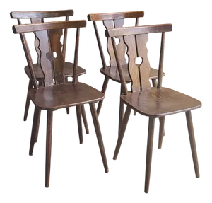 Bistro Chairs, 1960s, Set of 4
