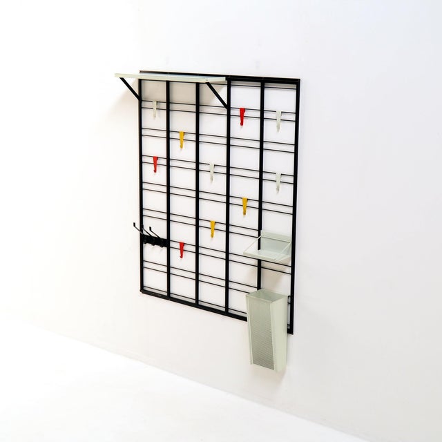 Musical Scale Coat Rack by Tjerk Reijenga for Pilastro, Netherlands, 1950s For Sale - Image 13 of 13