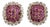 Vintage 14k Yellow Gold 8.82ctw Sapphire & Diamond Halo Drop Bombe Stud Earrings, A Pair For Sale