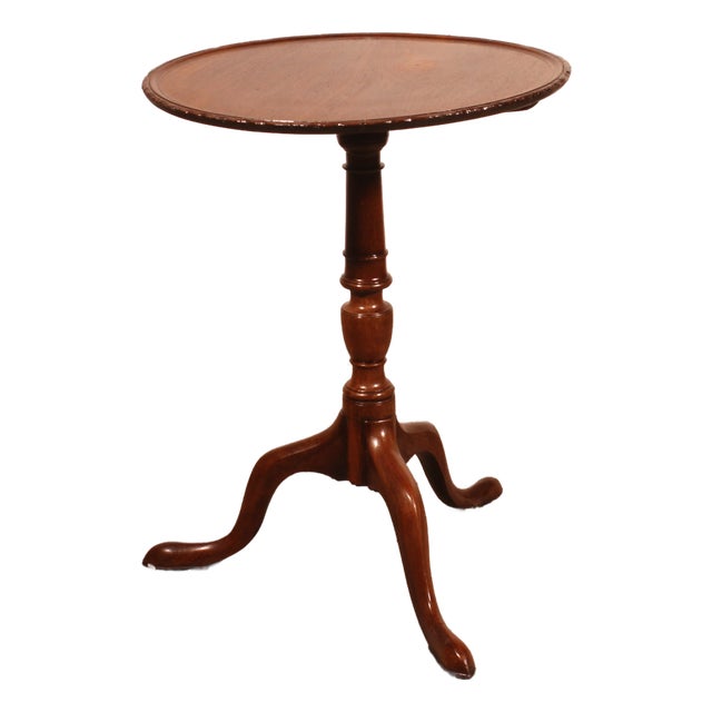 Small Mahogany Tea Table, 18th Century For Sale