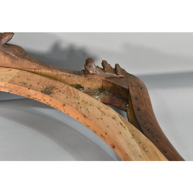 Large Louis XV French Bed Canopy in Walnut For Sale - Image 15 of 17