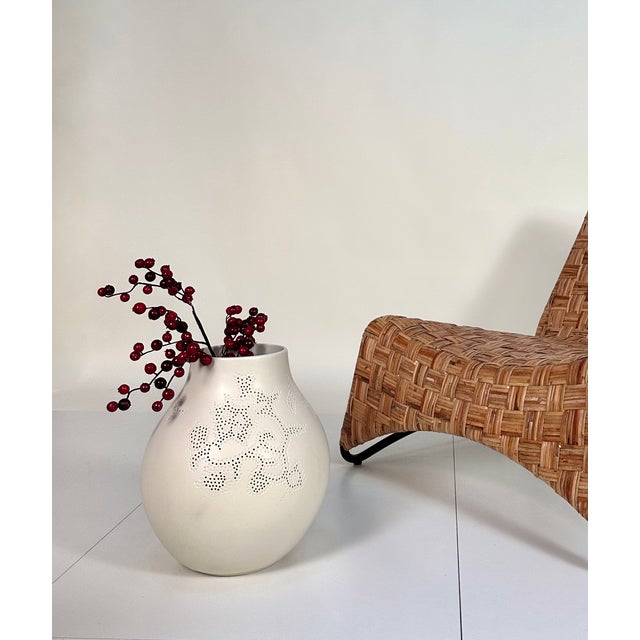 Large Perforated Limited Edition Ceramic Vase by Hella Jongerius for Ikea, Sweden, 2005 For Sale - Image 15 of 17