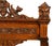 Antique Renaissance Revival Carved Walnut Green Man Savonarola Chair Circa 1890 For Sale - Image 13 of 17