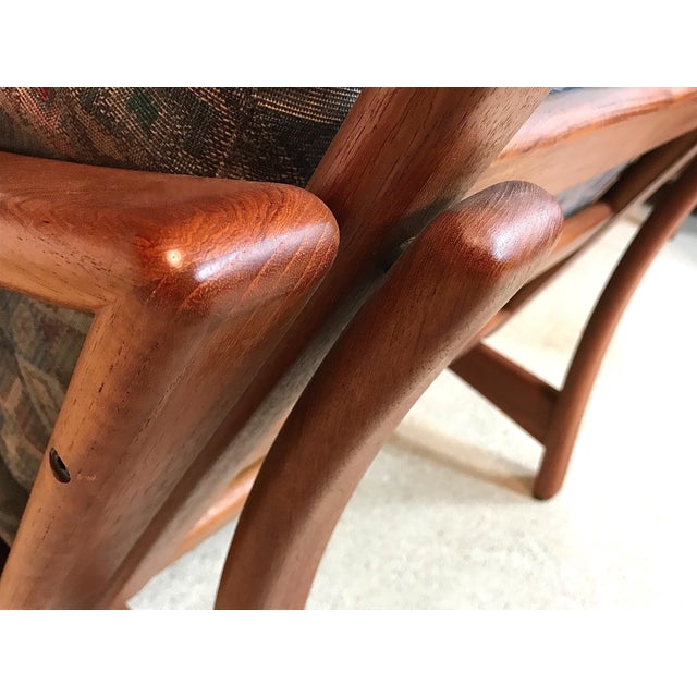 Wood Danish Teak Easy Chair from Glostrup, 1960s For Sale - Image 7 of 13