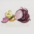 2000 - 2009 Francoise Montague by Cilea Resin Purple-Pink Poppy Flower Pair of Dangle Clip Earrings For Sale - Image 5 of 5