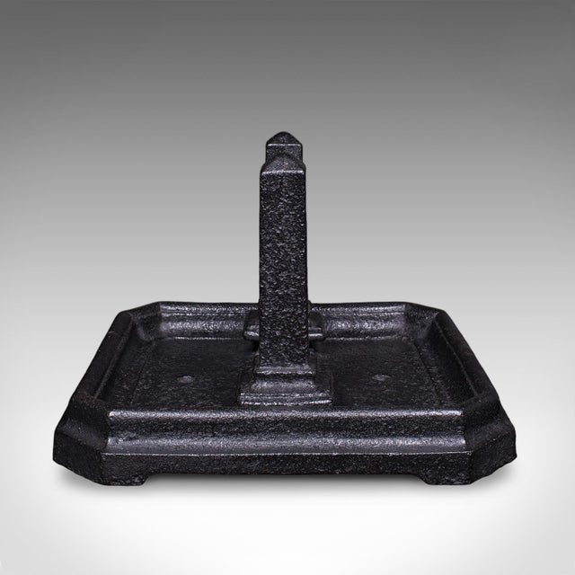 Victorian Antique Boot Scraper & Pull, English Cast Iron, Entrance Shoe Cleaner, Victorian For Sale - Image 3 of 11