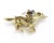 Late 20th Century Martine Enamel Jockey & Race Horse Large 18k Yellow Gold Brooch Pin For Sale - Image 4 of 6