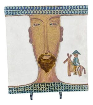 Don Quixote Relief by Stig Lindberg for Gustavsberg, 1960s