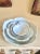 Ceramic Mid 20th-Century Porcelain Nesting Lotus Serveware Bowls, Japan - Set of 4 For Sale - Image 7 of 12