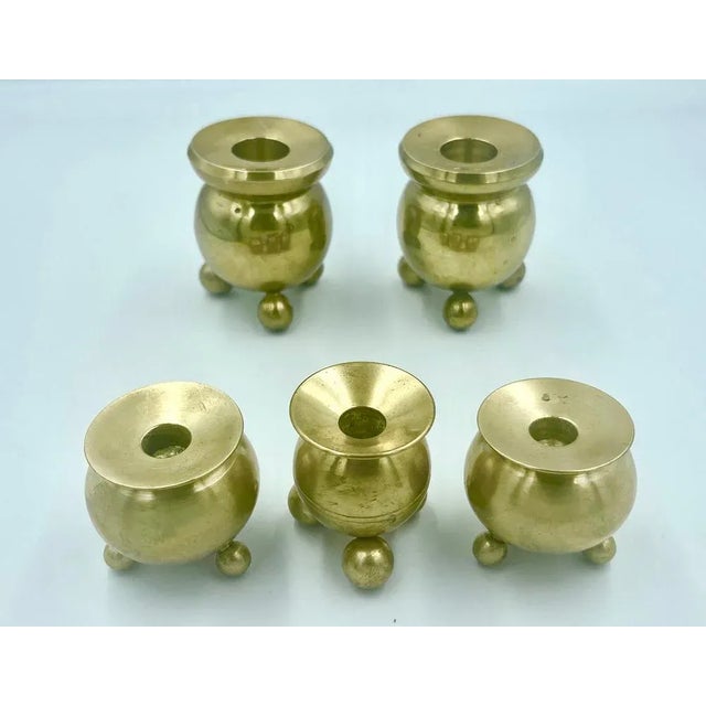 Candlesticks from Gusum Bruk, Sweden, 1982, Set of 5 For Sale - Image 4 of 7