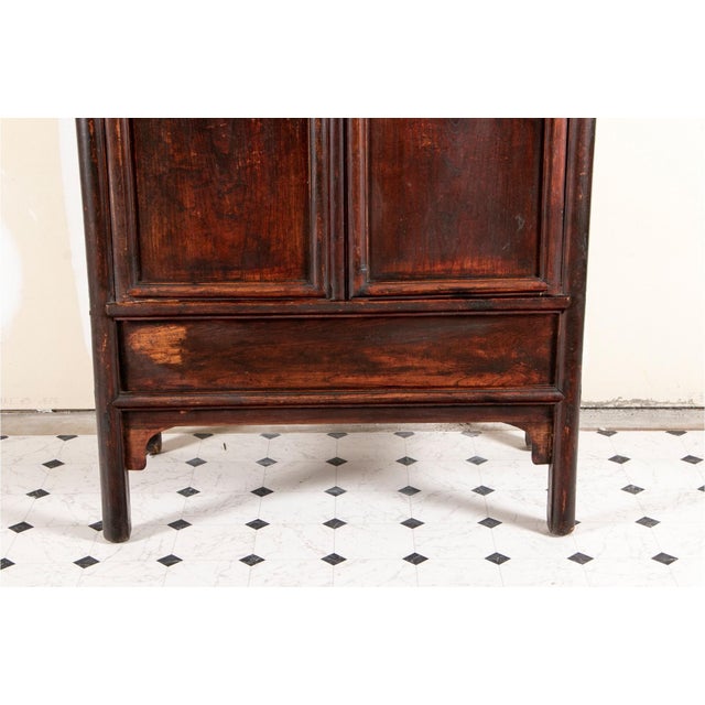 Late 19th Century Antique Chinese Scholars Storage Cabinet For Sale - Image 5 of 14