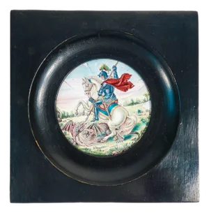 Italian Painted Tile in Ceramic