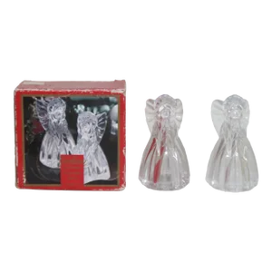 Gorham Holiday Traditions Christmas Angel Salt and Pepper Shakers in Box